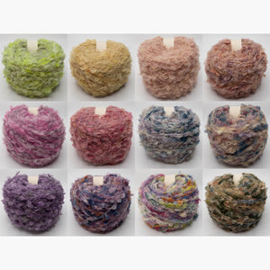 Naturally dyed Bulky Boucle - 50g cakes