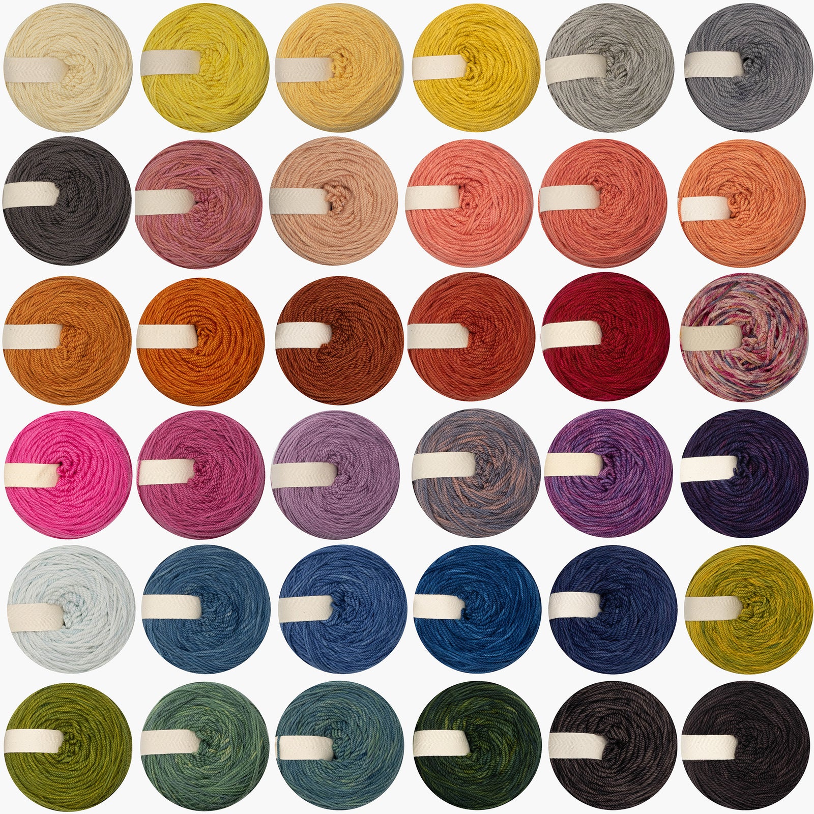 Naturally dyed soft DK weight yarn - 100g cakes