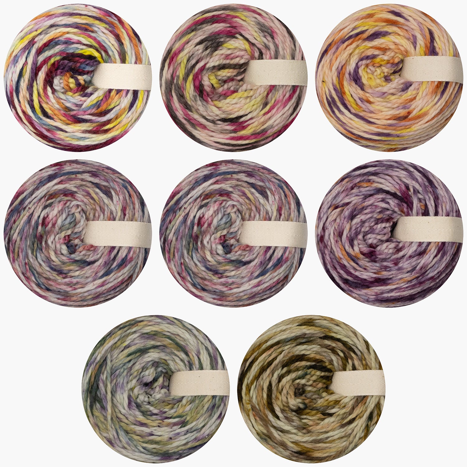 Naturally dyed merino/nylon Bulky yarn 125g