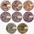 Naturally dyed merino/nylon Bulky yarn 125g