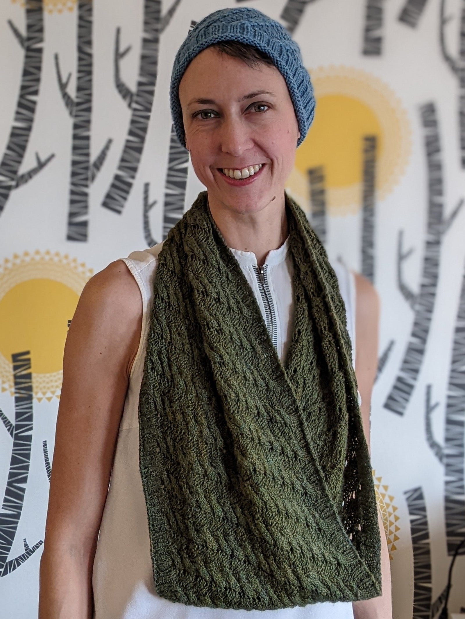 TwistMeRound Cowl sport weight pattern