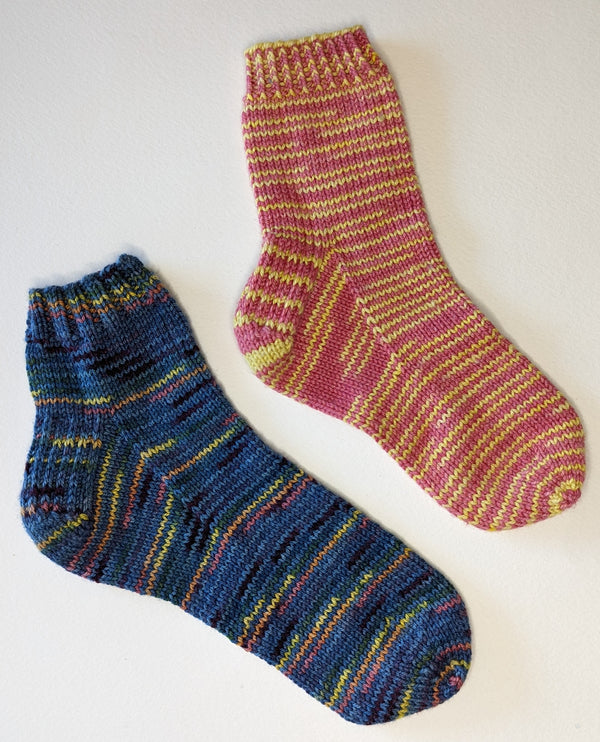 Simplingo Sock DK weight pattern - WildWestDye