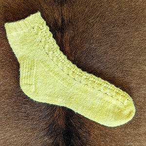 TwistMeSunday Sport weight sock knitting pattern