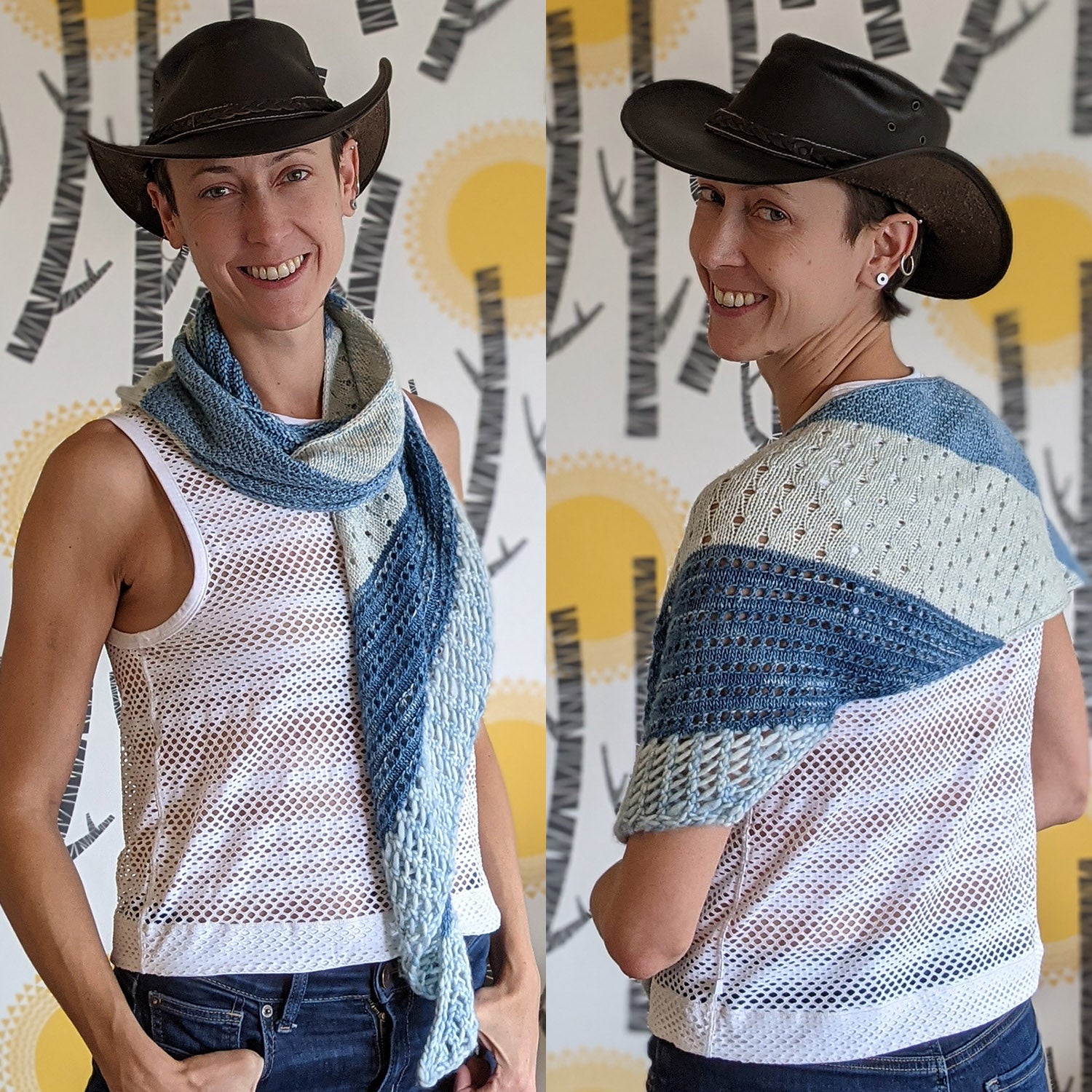 Yarn Tasting Shawl pattern